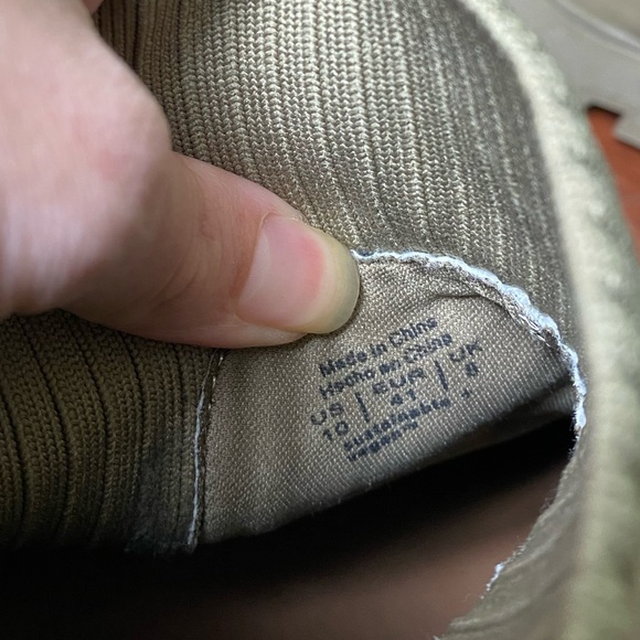 Call It Spring | Khaki Beige Chunky Zipper Sock Detail “Vesperr” Boots - 10 - Picture 10 of 11
